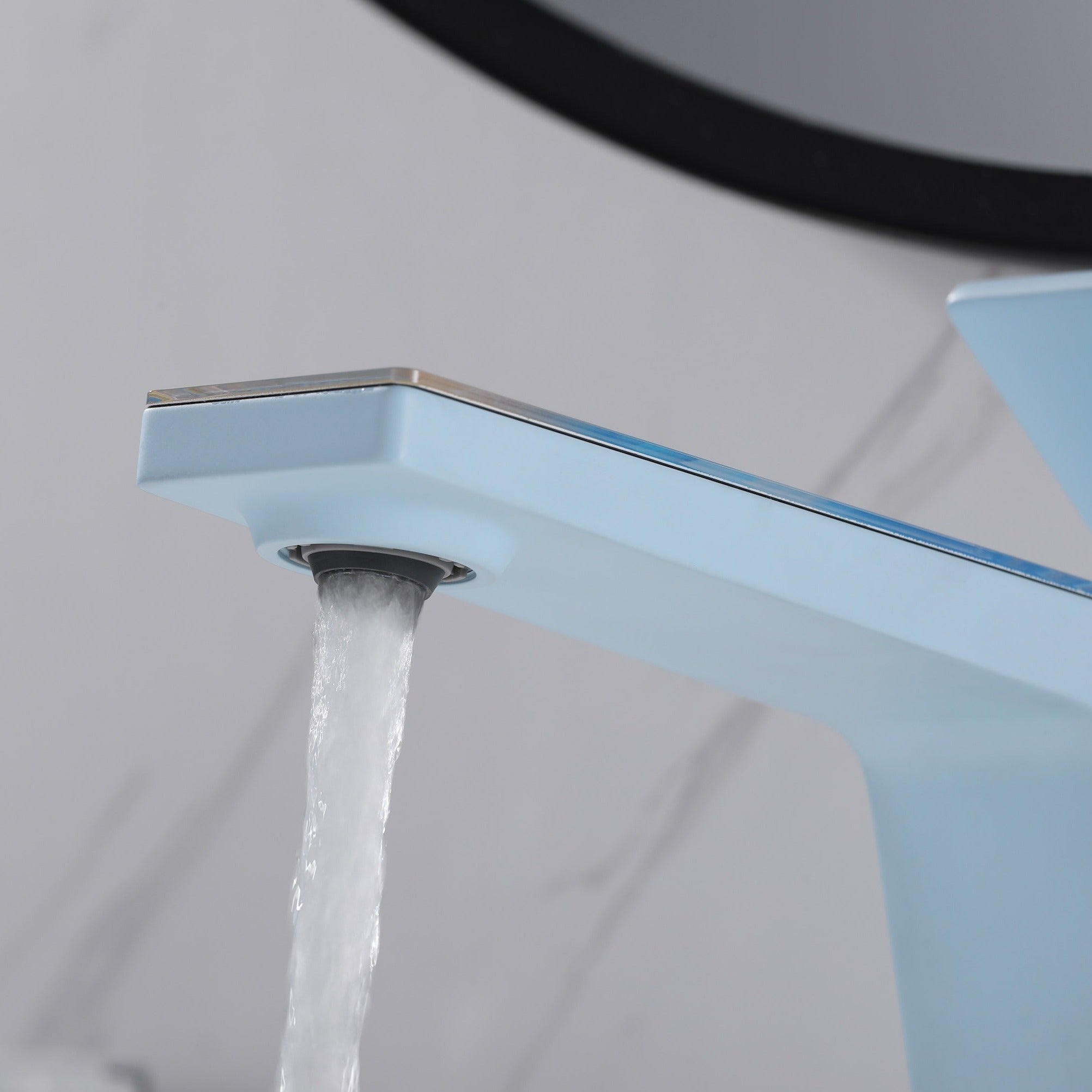 Rainly faucet fairy tale series pastel blue finish icicle water #color_pastel blue